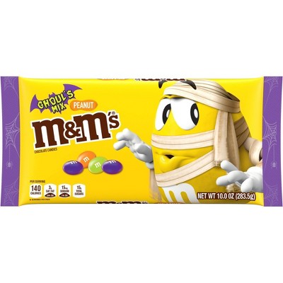 M&m's Halloween Peanut Ghouls Mix Chocolate Candy - 10oz : Target